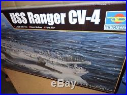 TRUMPETER 1/350th SCALE USS RANGER AIRCRAFT CARRIER CV-4 MODEL KIT #05629