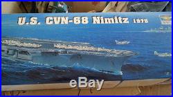 TRUMPETER SCALE MODELS TSM-5605 1/350 USS Nimitz CVN68 Aircraft Carrier 1975