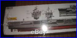 Tamiya 1/350 USS Enterprise Aircraft Carrier CVN 65 Model Kit as-is pet odors