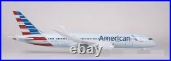 Terebo 1/130 American Airlines Plane Model B787 Airplane WithLED Boeing 787 Plane
