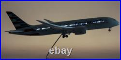 Terebo 1/130 American Airlines Plane Model B787 Airplane WithLED Boeing 787 Plane