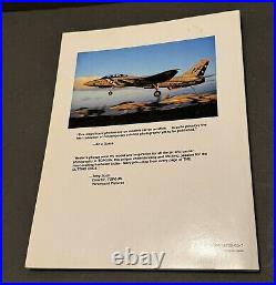 The Cutting Edge By C. J. Heatley 1989 US Navy Aircraft /Carrier Photos Info EUC