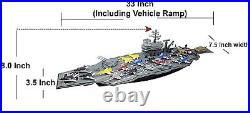 Toy Aircraft Carrier Army Men with Cargo Plane 18 Warplane Fighter Jets and 6