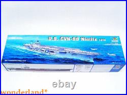 Trumpeter 05605 1/350 US CVN-68 NiMitz aircraft carrier 1975 model kit Trumpeter 05605 1/350 US CVN-68 NiMitz aircraft carrier 1975 model kit
