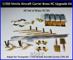 Trumpeter 1/350 Nimitz Aircraft Carrier Brass RC Upgrade Kit for 05605