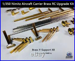 Trumpeter 1/350 Nimitz Aircraft Carrier Brass RC Upgrade Kit for 05605