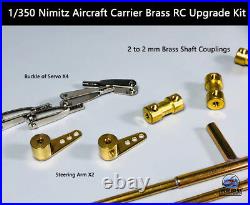 Trumpeter 1/350 Nimitz Aircraft Carrier Brass RC Upgrade Kit for 05605