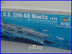 Trumpeter 1/350 USS NIMITZ AIRCRAFT CARRIER, 1975, CVN68, Plastic Model Kit