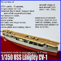 Trumpeter 1/350 Uss Langley Cv-1 (first U. S. Aircraft Carrier) Kit 05631