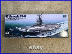Trumpeter 1350 USS Intrepid CV-11 Aircraft Carrier Ship Model Kit #05618