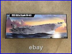 Trumpeter 1350 USS Kitty Hawk CV-63 Aircraft Carrier Plastic Model Kit #05619
