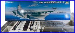 Trumpeter 1350 USS Ticonderoga CV-14 Aircraft Carrier Model Kit