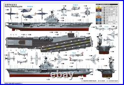 Trumpeter 5618 US Aircraft Carrier Intrepid 1/350 Scale Plastic Model Kit