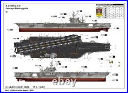 Trumpeter 5619 US Aircraft Carrier Kitty Hawk 1/350 Scale Plastic Model Kit Trumpeter 5619 US Aircraft Carrier Kitty Hawk 1/350 Scale Plastic Model Kit