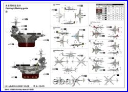 Trumpeter 5619 US Aircraft Carrier Kitty Hawk 1/350 Scale Plastic Model Kit Trumpeter 5619 US Aircraft Carrier Kitty Hawk 1/350 Scale Plastic Model Kit