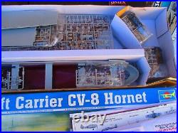 Trumpeter US Aircraft Carrier CV-8 Hornet 1/350 05601 LOTS of PHOTO ETCH ADDED