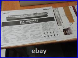 Trumpeter USS Langley CV-1 Model Kit Unbuilt NEW Open Box 1/350 #05631