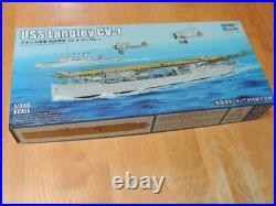 Trumpeter USS Langley CV-1 Model Kit Unbuilt NEW Open Box 1/350 #05631