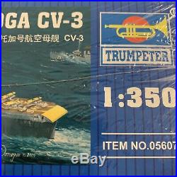 Trumpeter USS Saratoga CV3 1/350 Aircraft Carrier Plastic Model Kit 05607 Sealed