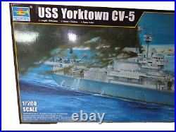 Trumpeter USS Yorktown CV-5 1/200 Scale Aircraft Carrier Model Kit Boxed #TRP03