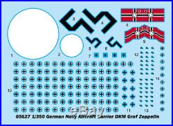 Trumpeter WWII German Navy Aircraft Carrier DKM Graf Zeppelin model kit 1/350