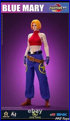 TunShi Studio 1/6 The King Of Fighters 97 Blue Mary Collectible Female Figure