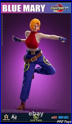 TunShi Studio 1/6 The King Of Fighters 97 Blue Mary Collectible Female Figure