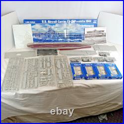 U. S. Aircraft Carrier CV-13 Franklin 1944 1350 Scale Opened but UNASSEBLED