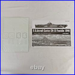 U. S. Aircraft Carrier CV-13 Franklin 1944 1350 Scale Opened but UNASSEBLED