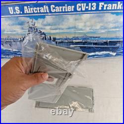 U. S. Aircraft Carrier CV-13 Franklin 1944 1350 Scale Opened but UNASSEBLED