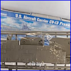U. S. Aircraft Carrier CV-13 Franklin 1944 1350 Scale Opened but UNASSEBLED