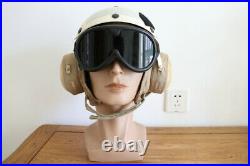U. S. NAVY Aircraft Carrier Flight Deck Crewman's Protection Helmet ++ Goggles