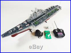 UK NEW Remote Control Navy Aircraft Carrier RC Model Speed Boat Battle Ship Toy
