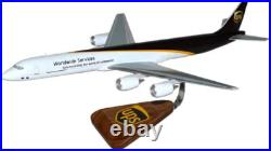 UPS Parcel Services Douglas DC-8-63F Desk Top Display Model 1/100 SC Airplane