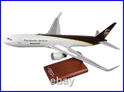 UPS Worldwide Express Boeing 767-300F Desk Top Display Model 1/100 SC Airplane