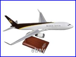 UPS Worldwide Express Boeing 767-300F Desk Top Display Model 1/100 SC Airplane