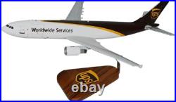 UPS Worldwide Parcel Services Airbus A300F Logo Std Desk Model 1/100 SC Airplane