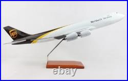 UPS Worldwide Services Boeing 747-8F Desk Top Display Model 1/100 SC Airplane UPS Worldwide Services Boeing 747-8F Desk Top Display Model 1/100 SC Airplane