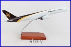 UPS Worldwide Services Boeing 757-200F Desk Top Display 1/100 Model SC Airplane