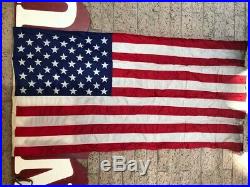 US Flag Flown from Attack Aircraft Carrier Vietnam war
