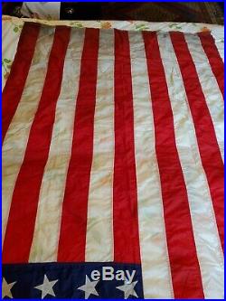 US Flag Flown from Attack Aircraft Carrier Vietnam war