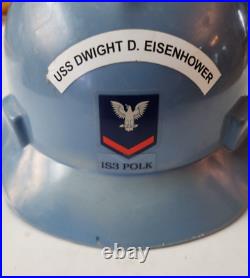 US NAVY USS DWIGHT D. EISENHOWER (CVN-69) HARD HAT Aircraft Carrier