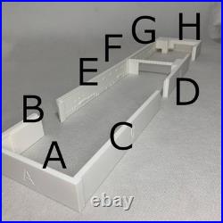 US Navy Aircraft Carrier USS Gerald R. Ford 1/350 Scale Hangar 3D Printed Parts