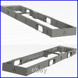 US Navy Aircraft Carrier USS Gerald R. Ford 1/350 Scale Hangar 3D Printed Parts