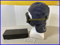 USN US Navy Aviation Goggle box Hat WW2 Air Craft Carrier Flight Deck 36D59