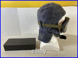 USN US Navy Aviation Goggle box Hat WW2 Air Craft Carrier Flight Deck 36D59