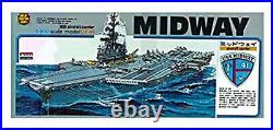USS Aircraft Carrier Midway CVA-41 1/800 Scale Plastic Model Kit No. 8 Micro Ace