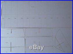 USS Aircraft Carrier Ticonderoga Paper Model Scale 1200 + Laser Frames +Details