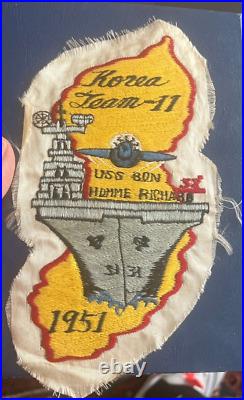 USS Bonhomme Richard 1951 Korea Theater Made Jacket Patch 1951 Aircraft Carrier