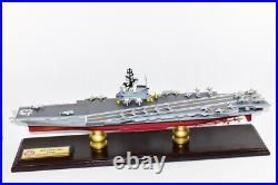 USS Coral Sea CVA-43 Aircraft Carrier Model, Navy, Scale Model, Mahogany, Midway